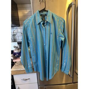 Lauren Ralph Lauren Vibrant Stripes Ladies Sz4 Shirt Easter,shower,brunch,work